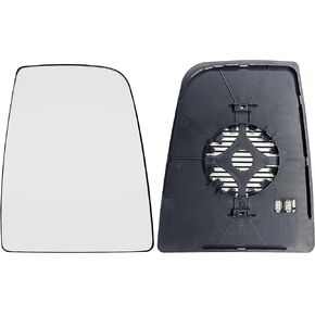 Ford Transit Passenger Side Mirror Glass - Heated, Power, Convex - Compatible with 2015-2021 Ford Transit T150 T250 T350