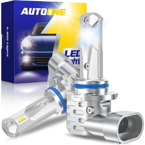 Autoone H10 9145 LED LED FOG Light Lights ، 10000 LM 6000K Light White Light ، سطوع 400 ٪ ، 9140 H10 Light Fog ، استبدال DRL لسيارات الشاحنات واللعب والتوصيل ، حزمة 2