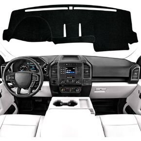 Dash Cover Custom Fit for Ford F150 2015-2020 /F250 F350 F450 Super Dduty 2017-2022 / Expedition 2018-2021 Dashboard Cover Dashcover Dash Mat Protector Carpet Pad Accessories