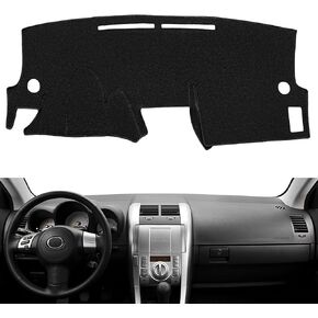 Dash Cover Mat Custom Fit for Toyota Scion TC Dashboard Pad Cap Carpet Protector (Black) K257