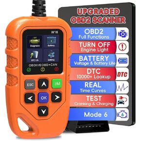 OBD2 Scanner Car Code Reader Support Voltage Test Plug & Play Fixd Car CAN Diagnostic Scan Tool Read and Codes Check Engine Light for All OBDII Protocol Vehicles Since 1996