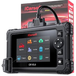 iCarsoft CR V3.0 (2025) Scan Tool Bidirectional OBD2 Scanner Diagnostic Tool 45 Reset,All System Diagnose, Active Test, Battery Test for All Cars-10 Free Diagnostic-Software Installation
