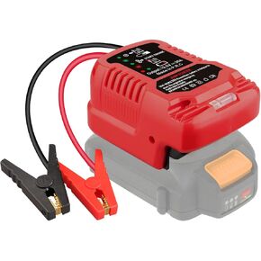 محول مبتفعات القفز للسيارات لبطارية Worx 20V ، 11 Gauge Car Battery Jump Starter ، محول معزز السيارات للقفز للبطاريات الميتة أو الضعيفة ، محرك يصل إلى 3.5 لتر