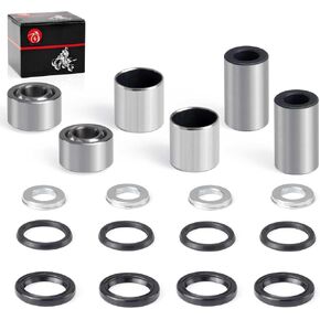 2 Set Front Shock Bushing Seal Kit For Honda Sportrax 400 TRX400EX 1999-2004 OEM# 52451-HA0-003 52465-MY1-000 51452-HN1-003 91351-HN1-003