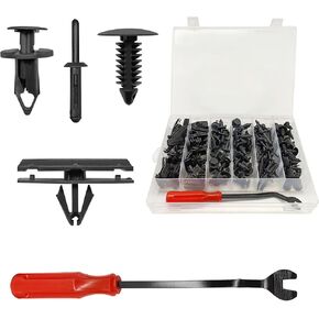 161pcs Fender Clips Kit ، متوافقة مع Jeep Wrangler 2007-2022 ، Gladiator 2018-2022 ، Grand Cherokee 2005-2010 ، Liberty KJ & KK 2002-2010 ، OE# 68039280AA 650441 6506007AA 6503598