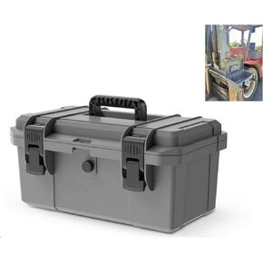 صندوق أدوات ROPS للجرار الشاق مع قوس التثبيت وثقب المفتاح - Universal for ATV و UTV و Truck و Attility Oper (Gray 22 ")
