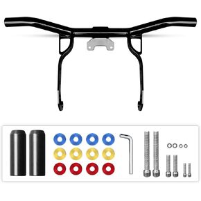 Front Crash Bar Engine Guard Compatible with Harley Davidson Touring Street Glide Road Glide Road King Electra Glide Ultra Limited CVO 2009-2025, Black