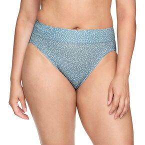 Warner's Women's Pinching No Problems Dig-Free Comfort Waist Microfiber Hi-Cut 5138j