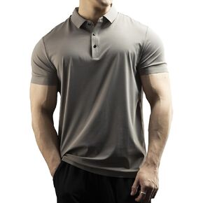 قمصان البولو للرجال Zuevi Men Performance Performance Performing Golf Polos Quick Dry Collared Thirts for Men Daily Disual Outdior