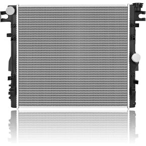 Engine Coolant Radiator Assembly Compatible with Jeep Wrangler 2007-2017, Wrangler JK 2018, 3.6L 3.8L, Replace# 68143886AA, 55056634AB