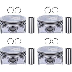 ApplianPar 4Pcs Engine Piston and Pin and Snap Ring Kit for Tucson Optima Sportage Santa Fe Sonata 2013-2019 2.4L