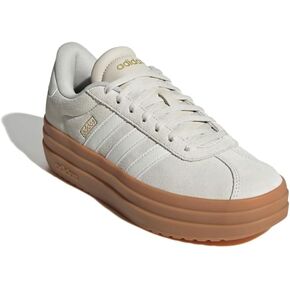 adidas Women's VL Court Bold Sneaker, Alumina/White/Gum, 7.5