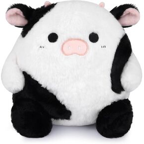 الفراولة بقرة Plushie Pillow Cow Toys Animal Toys ، Frey Strawberry Cow Plush Decorations ، Soft Studed Scows Doll Fail For Kids