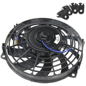 Sing F Ltd Radiator Fan Kit Kit Car Carning Cooler 9 Inch 12V String Kit للسيارة العالمية