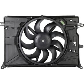 SCITOO 623530 Radiator Cooling Fan Compatible for 2016-2018 for Fiat for 500X 2015-2018 for Jeep for Renegade