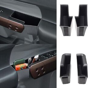 Tacobro Door Handle منظم لفورد مافريك 2022-2025 ، 2022 2023 2024 2025 مافريك شاحنة تخزين باب صندوق الجيب إدراج صينية على الجانب 4 أبواب (4 أجزاء)
