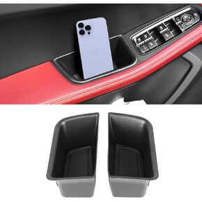 2pcs متوافق مع مربع تخزين الباب Macan Porsche 2014-2023 لإكسسوارات Macan Porsche لبورش Macan S/T/GTS.