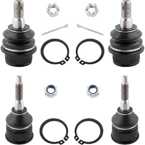 BOXI (Set of 4) Front Upper Lower Ball Joints Replacement for Ford Explorer 2002-2005 | for Mercury Mountaineer 2002-2005 | for Lincoln Aviator 2003-2005 | Replaces K80008 K8695