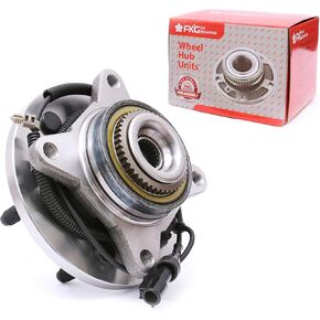 FKG 515119 Front Wheel Bearing Hub Assembly fit for 2009-2010 Ford F150 (4WD, Not for Heavy Duty Payload Models), 2003-2006 Lincoln Navigator (4WD), 6 Lugs W/ABS