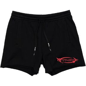 Ethika Women's Raw Edge Sweat Short | Infrared Speedway