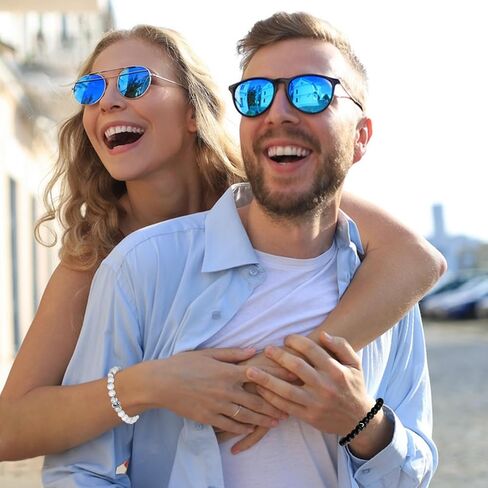 Matching Couples Bracelets Gifts for Girlfriend,Relationship Bracelets for Couple One Year Husband Wife Boyfriend Girlfriend Soulmate,Valentine's Day Birthday Engagement Promise Gift in Saudi Arabia