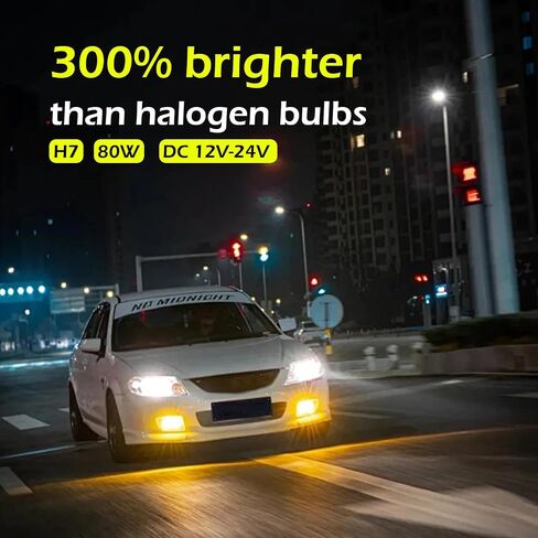 2 PCS H7 LED LED 6000K White Super Super Bright ، اثنين من اللقاح و 360 درجة لمبة الإضاءة الإضاءة ، لا يوجد محول مطلوب لمبة لاستبدال أضواء الضباب الأمامية/الخلفية ، عالمي للسيارات والشاحنات وسيارات الدفع الرباعي (أبيض) in Saudi Arabia