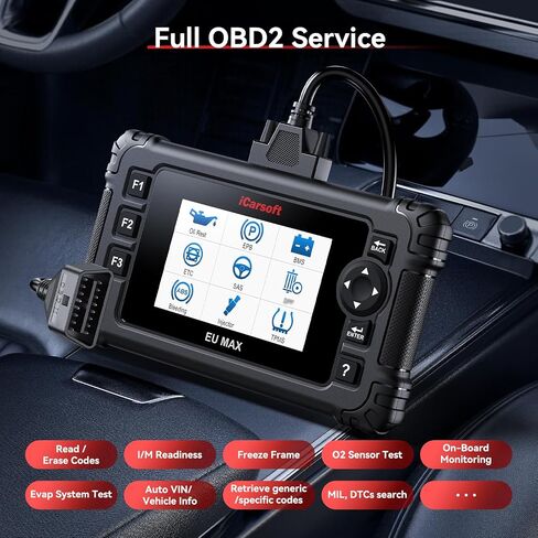 iCarsoft CR V3.0 (2025) Scan Tool Bidirectional OBD2 Scanner Diagnostic Tool 45 Reset,All System Diagnose, Active Test, Battery Test for All Cars-10 Free Diagnostic-Software Installation in Saudi Arabia