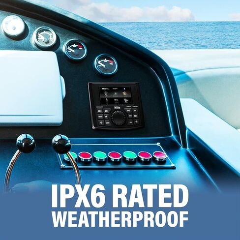 BOSS Audio Systems MGV550B Marine Gauge Reciever, Built-in Amp, Bluetooth in Kuwait