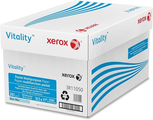 Xerox Multipurpose Colored Paper, 8 1/2" x 11", 20 Lb., Blue, Ream Of 500 Sheets in Kuwait