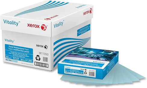 Xerox Multipurpose Colored Paper, 8 1/2" x 11", 20 Lb., Blue, Ream Of 500 Sheets in Kuwait