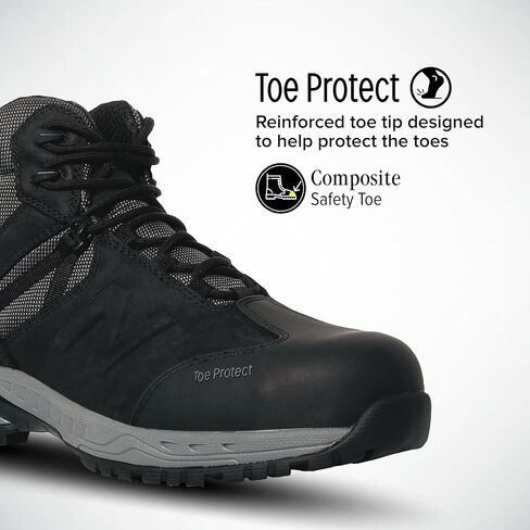 New Balance Men's Composite Toe AllSite, Black in Saudi Arabia