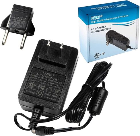 HQRP 12V AC Adapter Compatible with Peak Stanley FATMAX 700 Peak 350 AMP J7CSR Jump Starter Adaptor Power Supply Cord [UL Listed] + Euro Plug Adapter in Saudi Arabia