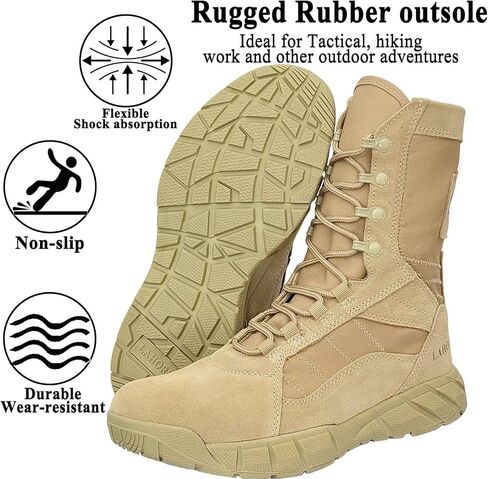 حذاء عسكري تكتيكي خفيف الوزن تكتيكي أحذية مكافحة أحذية مكافحة الاكتتاب الجانبية السوستة التدريب الدانتيل في الهواء الطلق حذاء التنفس في الهواء الطلق in Kuwait