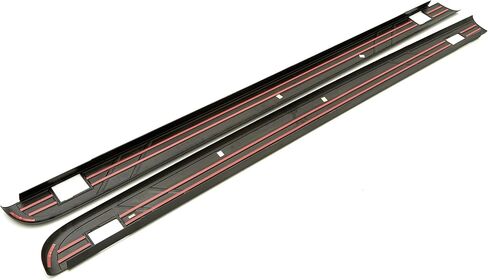 ACDelco GM Accessories 17802474 Standard Box Side Rail Protectors in Black in Saudi Arabia