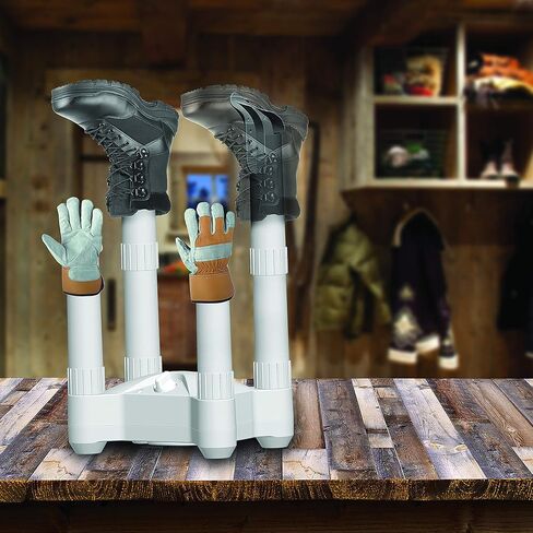 LifeSmart BD001 4 Post Fast Airflow Boot Dryer, Small, White in Kuwait