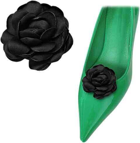 1 Pair Women Shoe Clips Vintage Flower Shoe Embellishment Detachable Wedding Party Shoe Accessories for DIY Crafts Decor in Kuwait