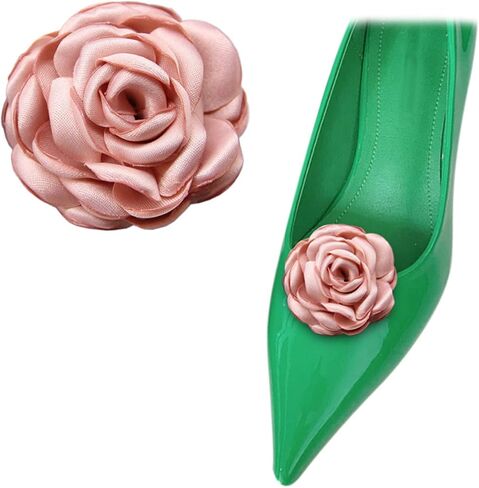 1 Pair Women Shoe Clips Vintage Flower Shoe Embellishment Detachable Wedding Party Shoe Accessories for DIY Crafts Decor in Kuwait
