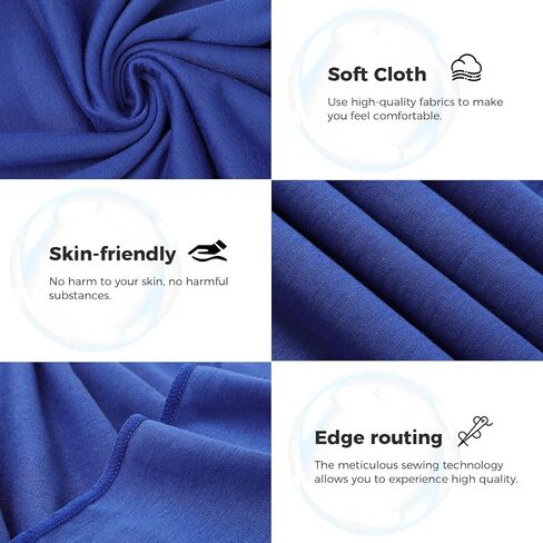2 Pieces Stretch Head Wraps for Black Women, Lightweight Turban Head Scarf Hair Wraps for Women's Hair in Kuwait