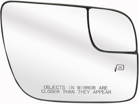 Right Passenger RH Side Rear View Mirror Glass W/Backing Plate Heated Compatible With 2011 2012 2013 2014 2015 2016 2017 2018 2019 Ford Explorer in Saudi Arabia