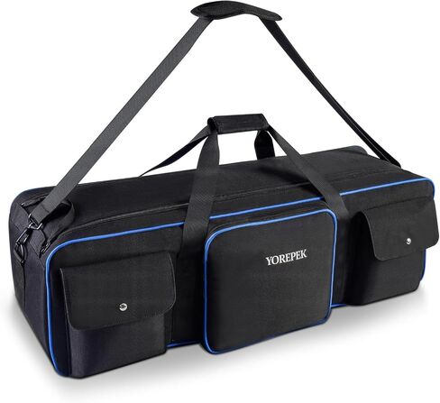 YOREPEK Tripod Carrying Case Bag 50.5", Durable Light Stand Bag with 2 Removable Padding, Photo Studio Equipment Case for Tripods, Monopods, Speaker Stands, Umbrellas, Gear, Mic Stand, Tent Pole in Saudi Arabia