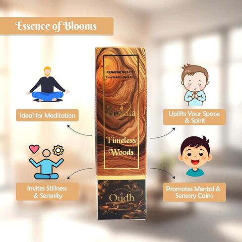 Serene Aura Incense Sticks – Lavender, Bakhoor & Zivamani (3 Fragrances) – 9" Charcoal-Free Agarbatti with Clay Holder – Eco-Friendly Packaging – 150 Sticks for Relaxation & Stress Relief in Saudi Arabia