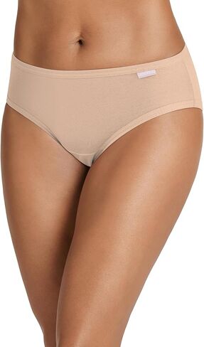 Jockey Women's Underwear Elance Bikini - 6 Pack, Deep Blue Heather/Deep Blue Dot/Sea Blue Heather, 6 in Saudi Arabia