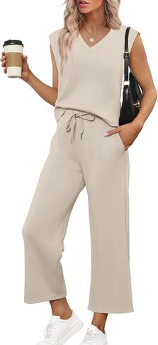 SAMPEEL Two Piece Sets for Women Summer Vacation Travel Outfits Business Casual Outfits Matching Sets Women Clothing in Saudi Arabia