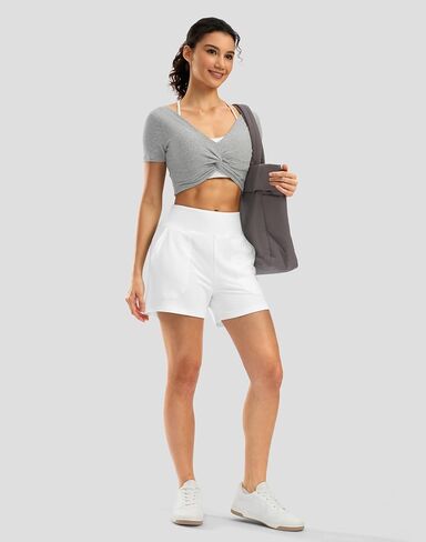 Soothfeel Women's Modal Soft Sweat Shorts High Waisted Comfy Summer Athletic Casual Lounge Shorts for Women with Pockets in Saudi Arabia