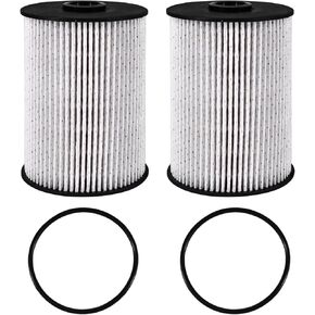 2 PCS Fuel Filter PU 936/1X Compatible with 2010-2014 Golf 2005-2014 Jetta Diesel Engine TDi Fuel Filter Part Numbers 1K0127434B 1K0127177B