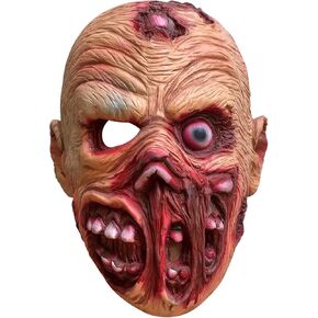 Pigmiss Scary Monster Mask Creepy Full Head Latex Zombie Mask Halloween Vampire Costume Party Cosplay Horror Bloody Props Adult