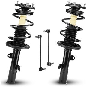 Front Struts Shock Absorber Sway Bar Links Kit Fit for Pontiac Vibe 2009-2010, for Toyota Corolla Matrix 2009-2013, Replace 832598 832597 K90433 (4Pcs)