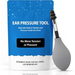Ear Pressure Relief Suction Device - Instant Inner Ear Tension Relief for Migraines, Tinnitus & Travel Discomfort | Safe, Portable & Effective Ear Wax Removal Tool (1pack)