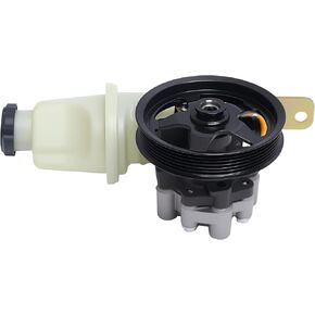 21-4045R Power Steering Pump with Pulley Reservoir fit for Dodge Dakota V6 3.7L 2004, fit for Dodge Dakota V8 4.7L 2000-2003, fit for Dodge Durango V8 4.7L 2000-2003, OE 214045R 964045R 52106253AC