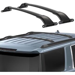Roof Rack Cross Bars Compatible with 2015-2020 Yukon/Tahoe/Escalade with Fixed Point on Side Rails, JOYTUTUS Roof Top Crossbars Cargo Bars, Aluminium Alloy